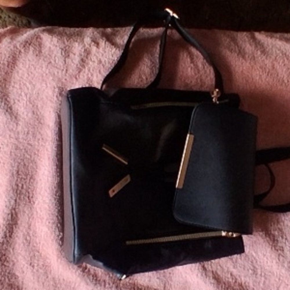 Disney Black Backpack with Gold Accents